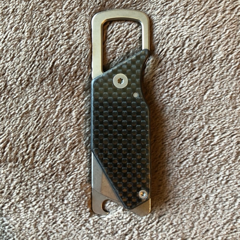 Kershaw Carbon Fiber Multifunction Box Cutter Bottle Opener EDC